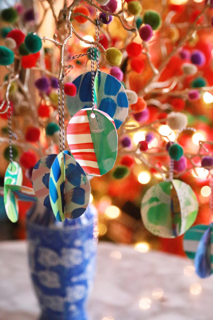 scrap art ornaments